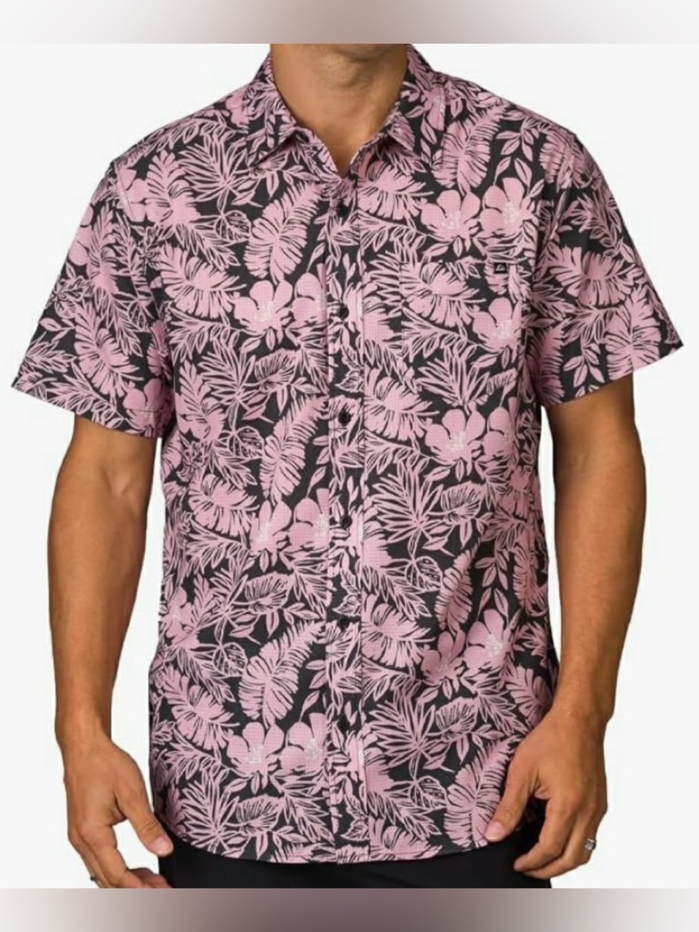 Reef Men’s Tyson Phantom Button-Down Shirt 1 pocket size S NWT